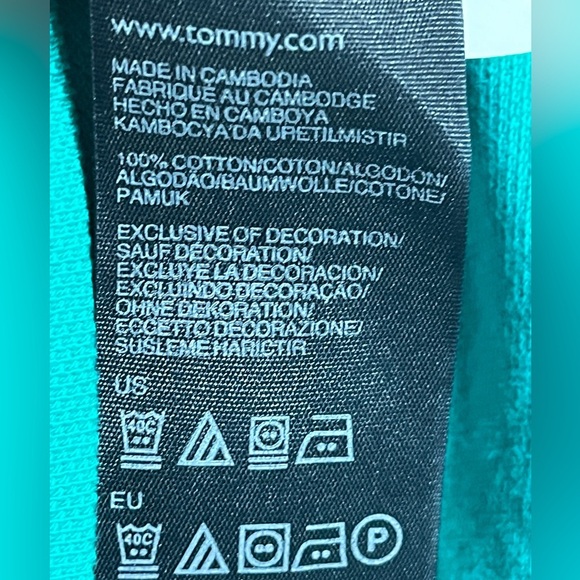 Tommy Hilfiger Green Custom Fit Polo Shirt - Size XL - Picture 6 of 10